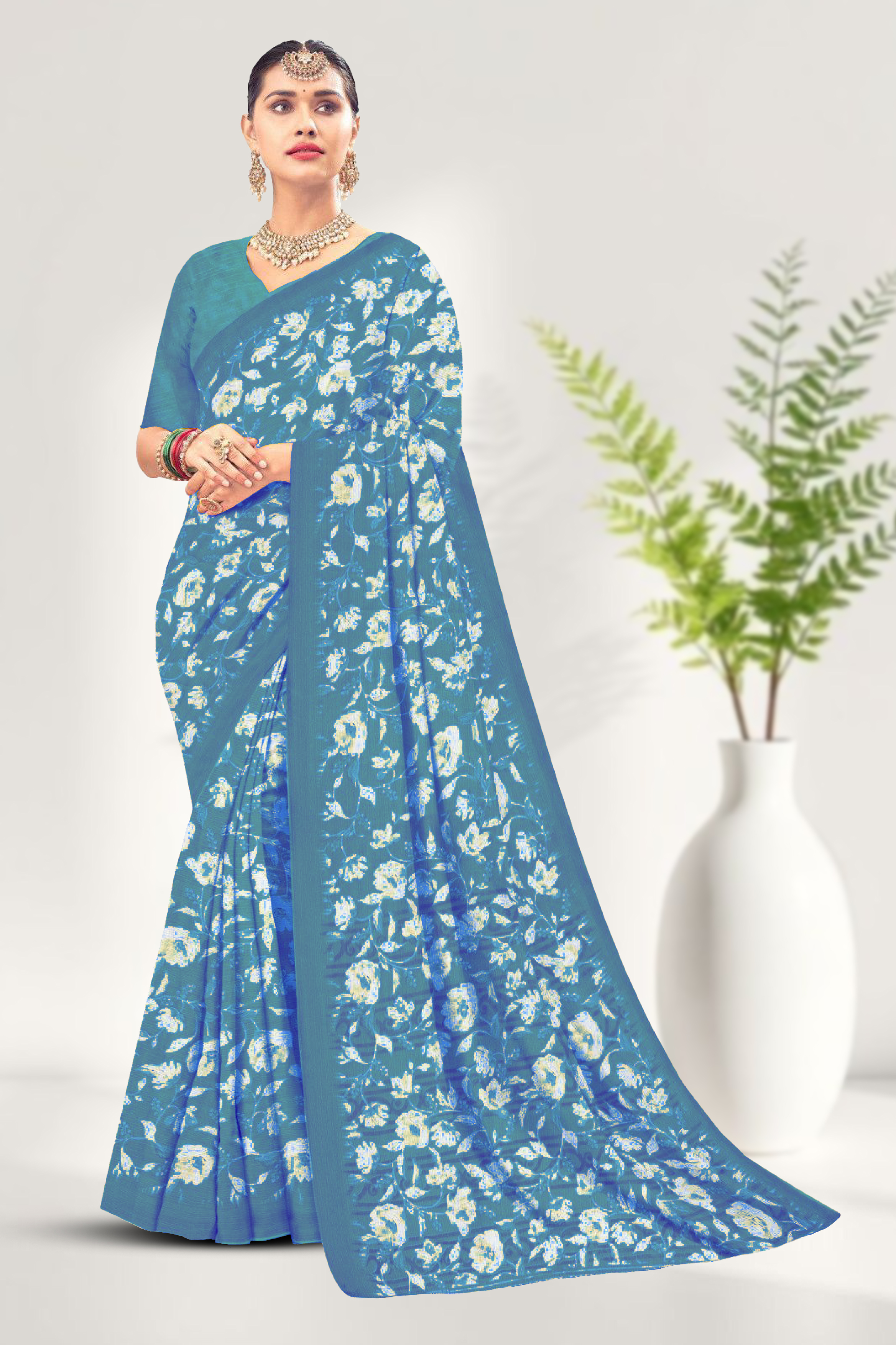 Banarasi Saree Mahogany Maroon Banarasi Saree saree online