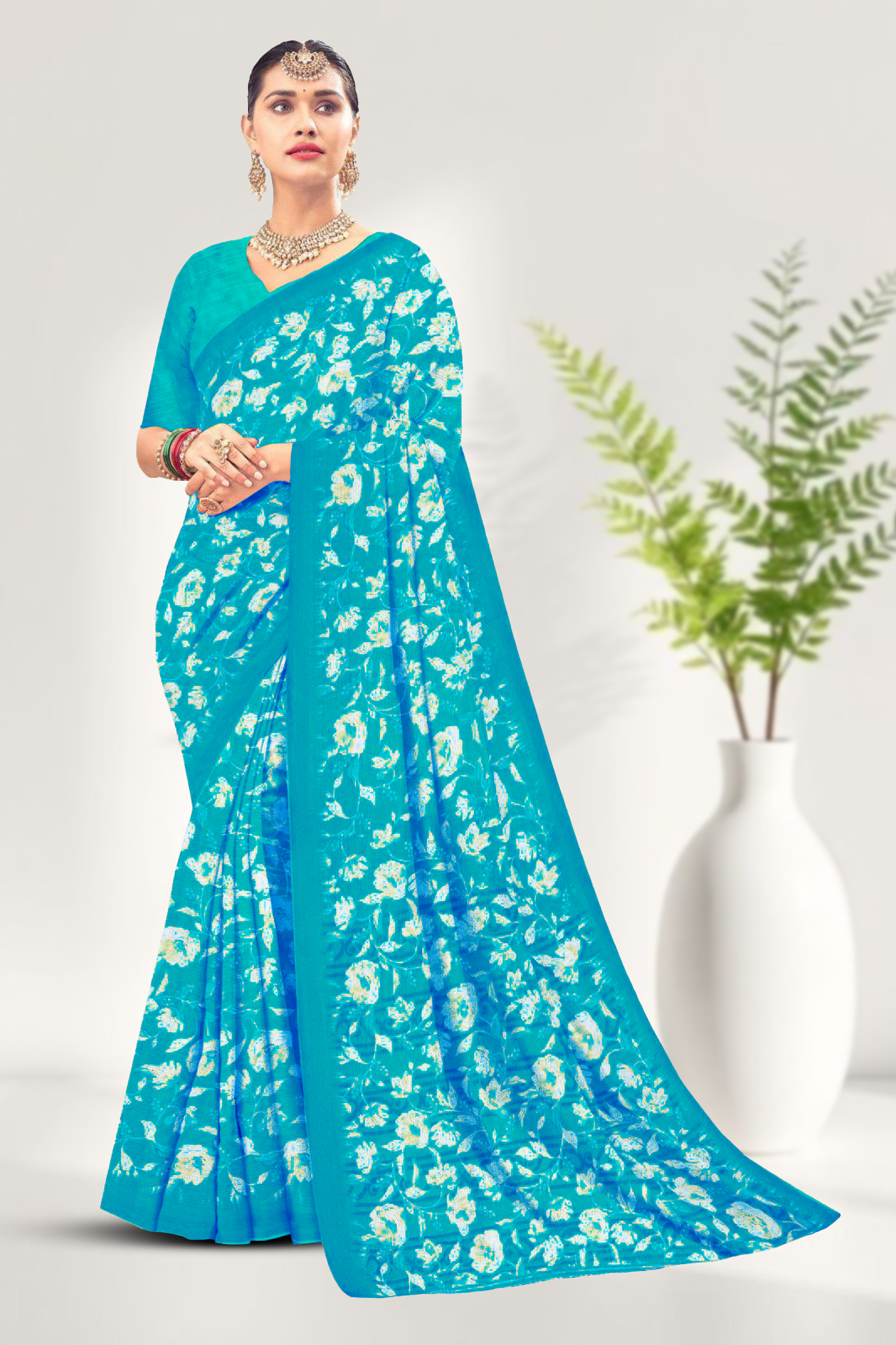 Banarasi Saree Mahogany Maroon Banarasi Saree saree online