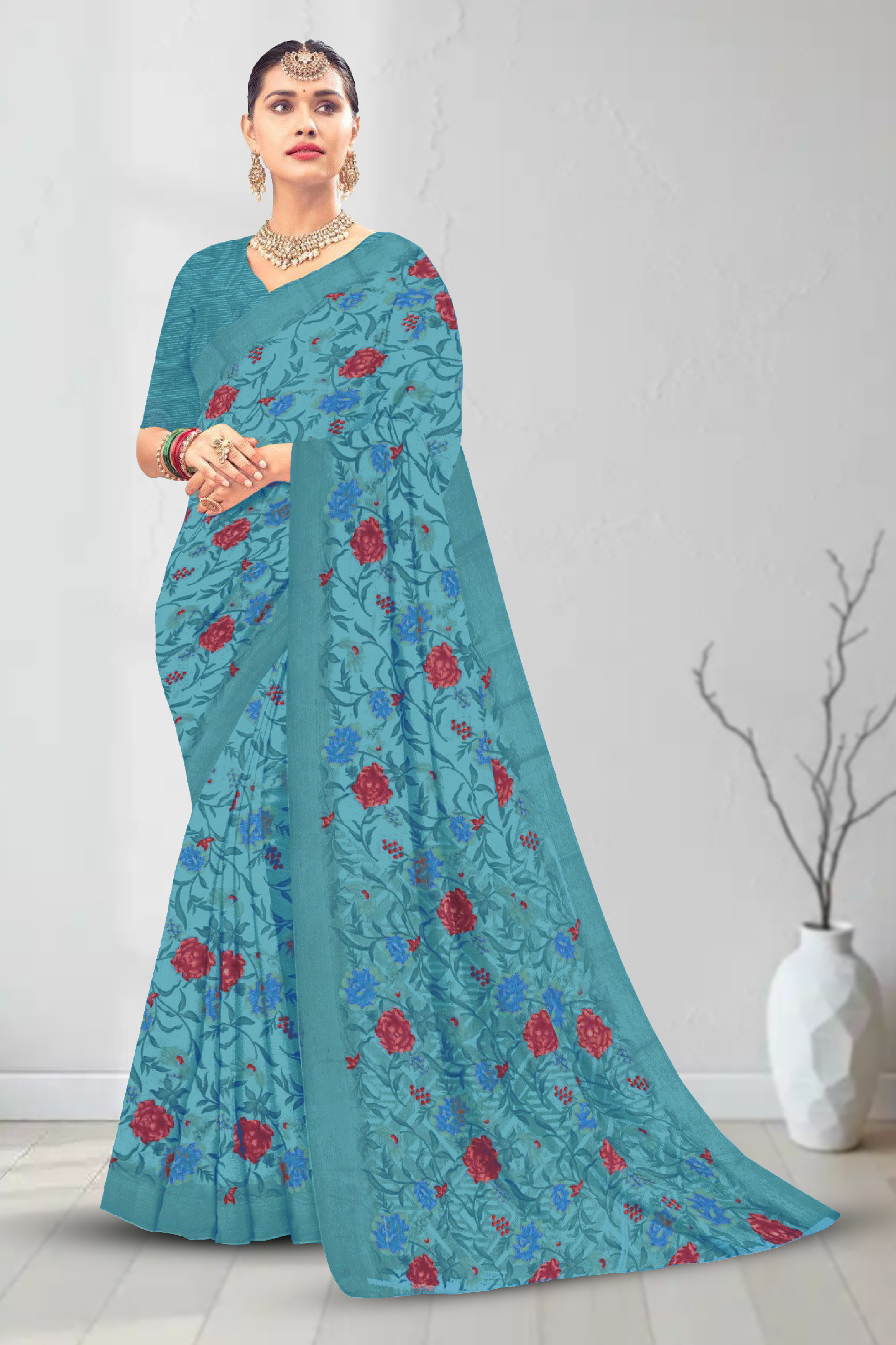 Banarasi Saree Mahogany Maroon Banarasi Saree saree online