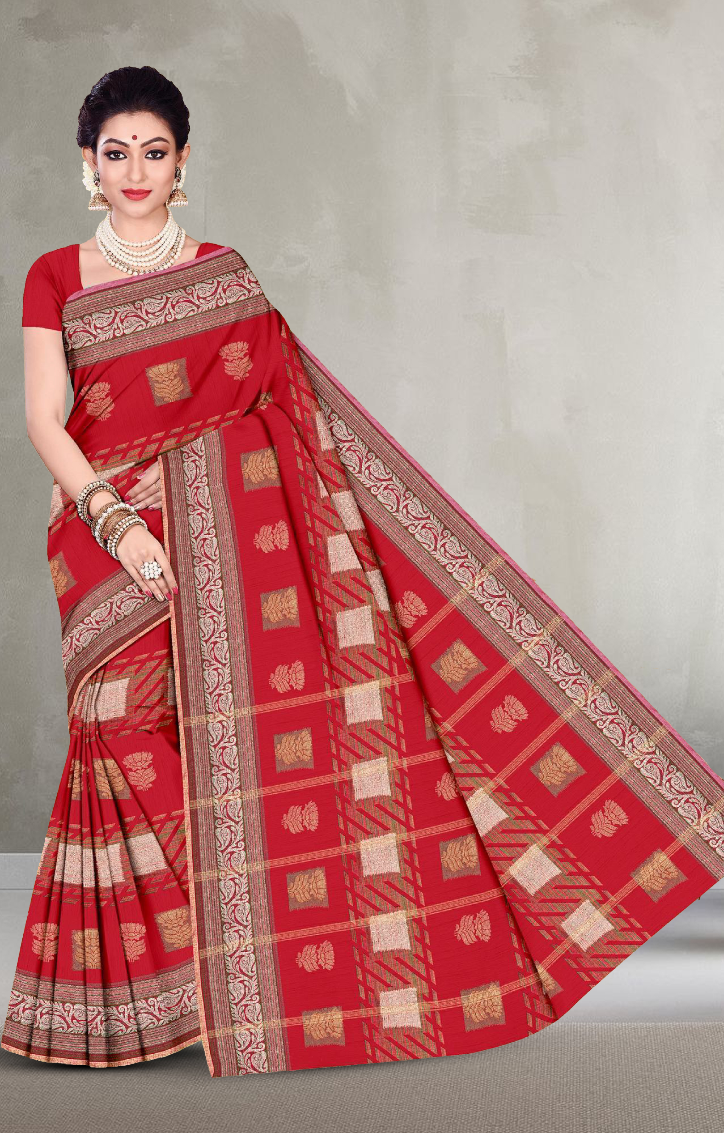 Printed Saree With Un-Stitched Blouse